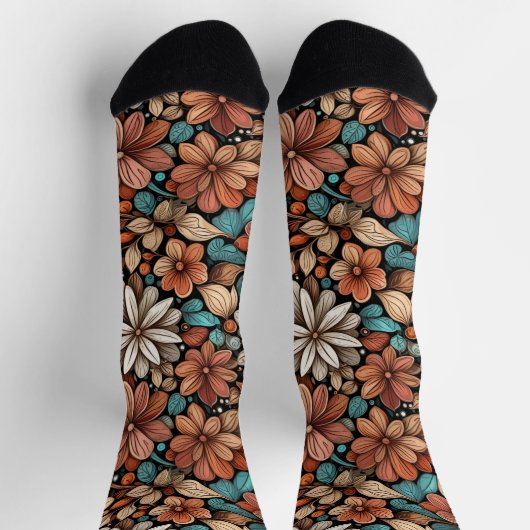 Bright Socks Elaborate Seamless Patterns 0039388 Sokken (Top)