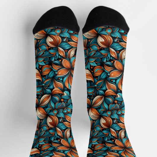 Bright Socks Elaborate Seamless Patterns 0039389 Sokken (Top)