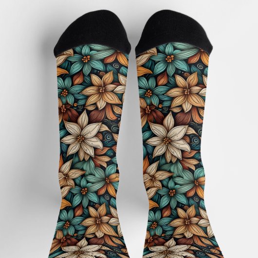 Bright Socks Elaborate Seamless Patterns 0039397 Sokken (Top)