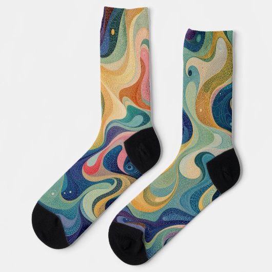 Bright Socks Elaborate Seamless Patterns 0039400 Sokken (Links)