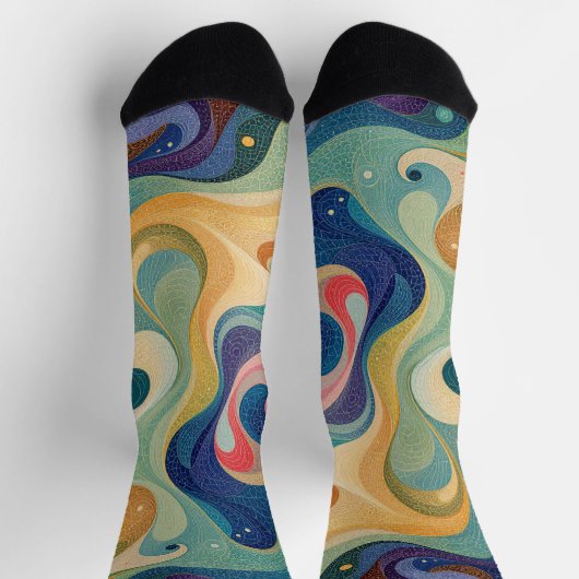 Bright Socks Elaborate Seamless Patterns 0039400 Sokken (Top)