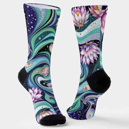 Bright Socks Elaborate Seamless Patterns 0039401 Sokken (Gebogen)