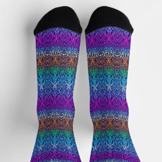 Bright Socks Elaborate Seamless Patterns 0039408 Sokken (Top)