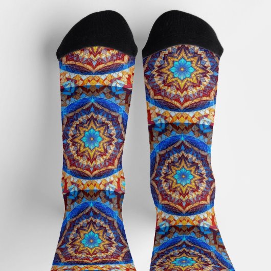 Bright Socks Elaborate Seamless Patterns 0039411 Sokken (Top)
