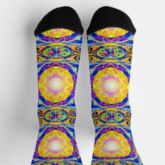 Bright Socks Elaborate Seamless Patterns 0039416 Sokken (Top)