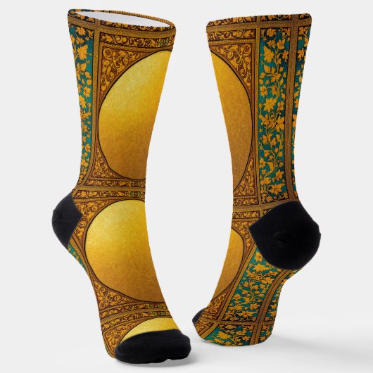 Bright Socks Elaborate Seamless Patterns 0039420 Sokken (Gebogen)