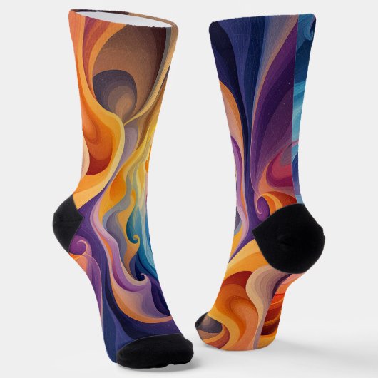 Bright Socks Elaborate Seamless Patterns 0039421 Sokken (Gebogen)