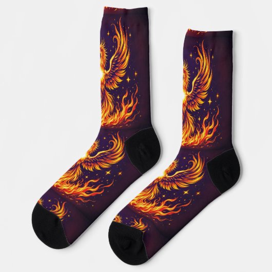Bright Socks Fire Bird Flames 0044017 Sokken (Links)
