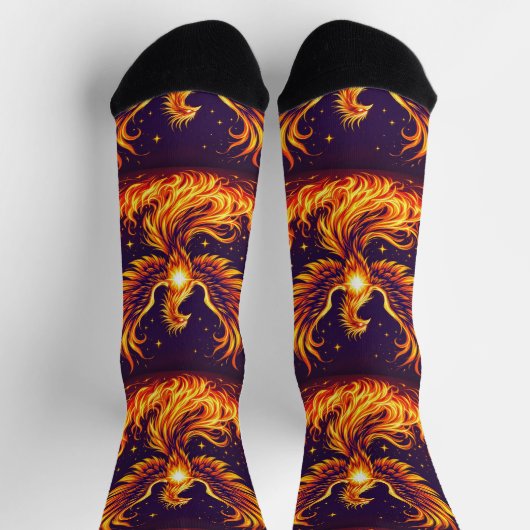 Bright Socks Fire Bird Flames 0044017 Sokken (Top)