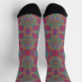 Bright Socks Fractal Seamless Patterns 0041980 Sokken (Top)