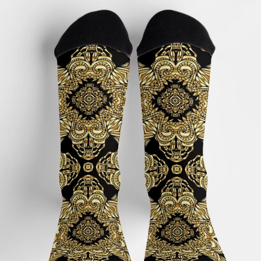 Bright Socks Fractal Seamless Patterns 0041982 Sokken (Top)