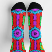 Bright Socks Fractal Seamless Patterns 0041992 Sokken (Top)