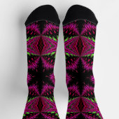 Bright Socks Fractal Seamless Patterns 0041994 Sokken (Top)