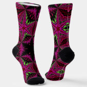 Bright Socks Fractal Seamless Patterns 0041994 Sokken (Gebogen)