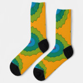 Bright Socks Fractal Seamless Patterns 0041997 Sokken (Links)