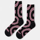 Bright Socks Fractal Seamless Patterns 0042010 Sokken (Links)