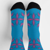 Bright Socks Fractal Seamless Patterns 0042015 Sokken (Top)