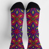 Bright Socks Fractal Seamless Patterns 0042020 Sokken (Top)