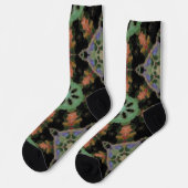 Bright Socks Fractal Seamless Patterns 0042026 Sokken (Links)