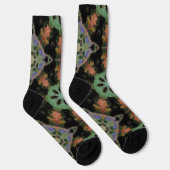 Bright Socks Fractal Seamless Patterns 0042026 Sokken (Rechts)