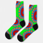 Bright Socks Fractal Seamless Patterns 0042037 Sokken (Links)