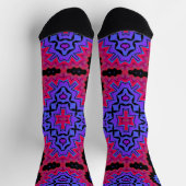 Bright Socks Fractal Seamless Patterns 0042050 Sokken (Top)