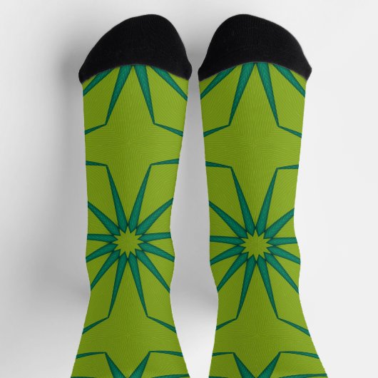 Bright Socks Fractal Seamless Patterns 0042052 Sokken (Top)