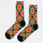 Bright Socks Fractal Seamless Patterns 0042054 Sokken (Links)