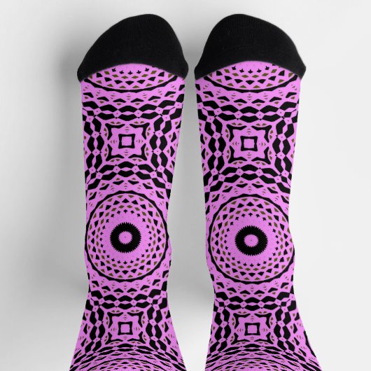 Bright Socks Fractal Seamless Patterns 0042055 Sokken (Top)