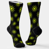 Bright Socks Fractal Seamless Patterns 0042060 Sokken (Gebogen)