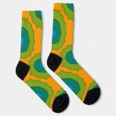 Bright Socks Fractal Seamless Patterns 0042067 Sokken (Rechts)