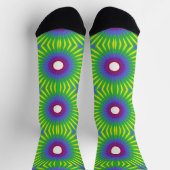 Bright Socks Fractal Seamless Patterns 0042080 Sokken (Top)
