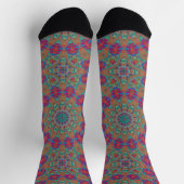 Bright Socks Fractal Seamless Patterns 0042088 Sokken (Top)