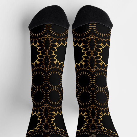 Bright Socks Fractal Seamless Patterns 0042091 Sokken (Top)