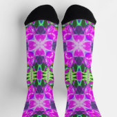 Bright Socks Fractal Seamless Patterns 0042093 Sokken (Top)