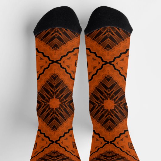 Bright Socks Fractal Seamless Patterns 0042101 Sokken (Top)