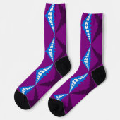 Bright Socks Fractal Seamless Patterns 0042103 Sokken (Links)