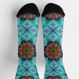 Bright Socks Fractale Naadloze Patronen 0041976 Sokken