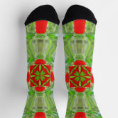 Bright Socks Fractale Naadloze Patronen 0042002 Sokken (Top)