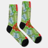 Bright Socks Fractale Naadloze Patronen 0042002 Sokken (Rechts)