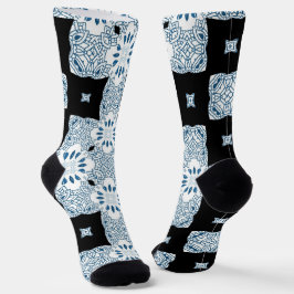Bright Socks Fractale Naadloze Patronen 0042008 Sokken