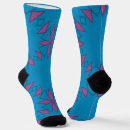 Bright Socks Fractale Naadloze Patronen 0042015 Sokken