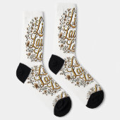 Bright Socks Live Laugh Love 0044028 Sokken (Rechts)