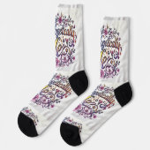 Bright Socks Motivational Art 0043979 Sokken (Links)