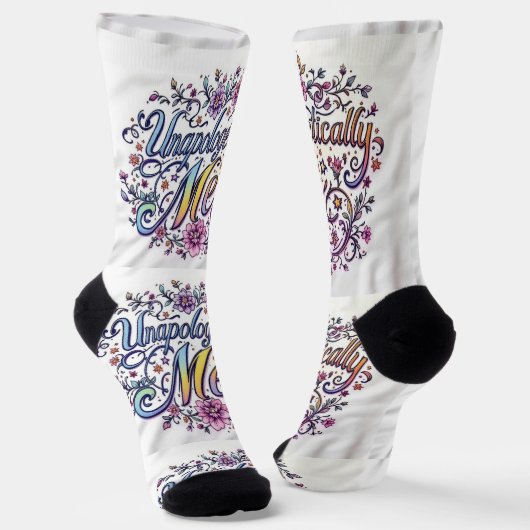 Bright Socks Motivational Art 0043979 Sokken (Gebogen)