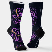 Bright Socks Motivational Art 0043983 Sokken (Gebogen)