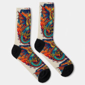Bright Socks Motivational Art 0043987 Sokken (Rechts)