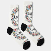 Bright Socks Motivational Art 0044000 Sokken (Rechts)
