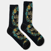 Bright Socks Motivational Art 0044035 Sokken (Rechts)
