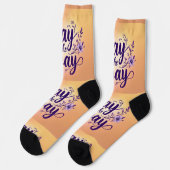 Bright Socks Motiverende Kunst 0043973 Sokken (Links)